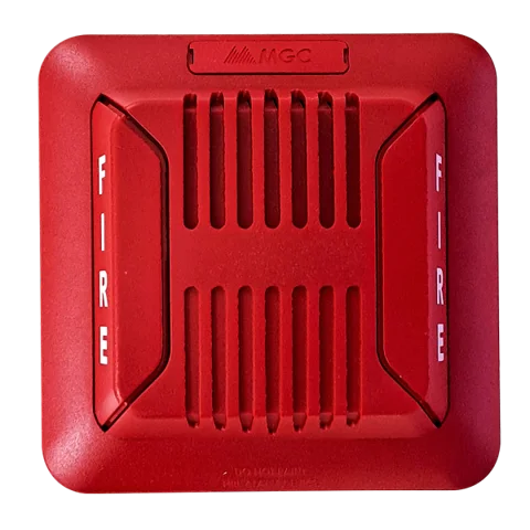 FH-400-RR · Fire alarm horn · red