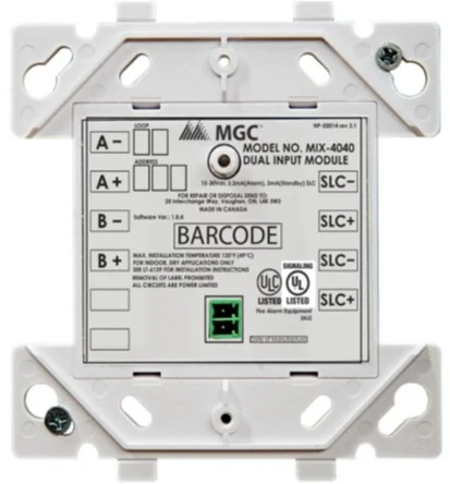 MIX-4040 · Dual input module