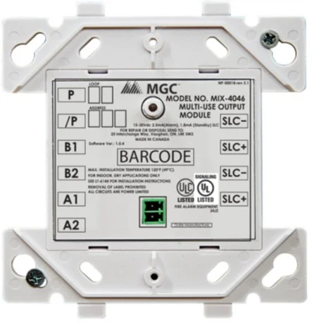 MIX-4046 · Supervised output module