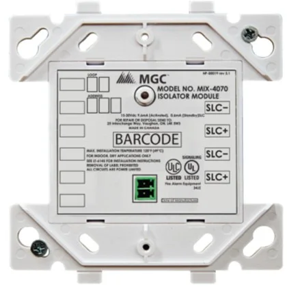 MIX-4070 · Módulo aislador de cortocircuito