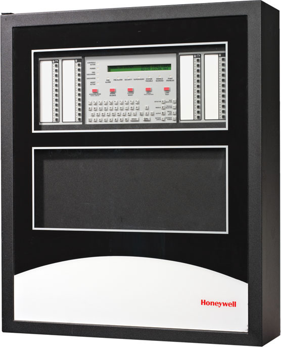 Panel Honeywell XLS140-2; configuración ilustrativa del fabricante